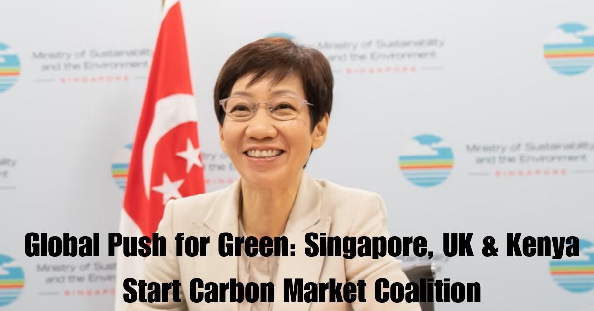 Global Push for Green: Singapore, UK & Kenya Start Carbon Market Coalition