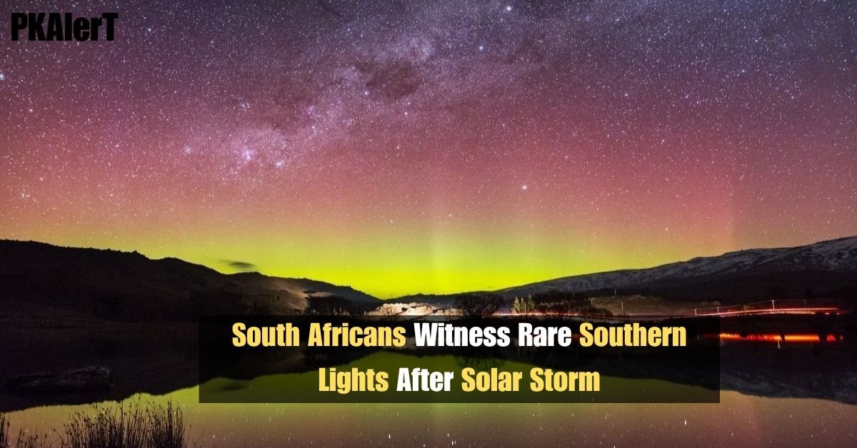 South Africans Witness Rare Southern Lights After Solar Storm