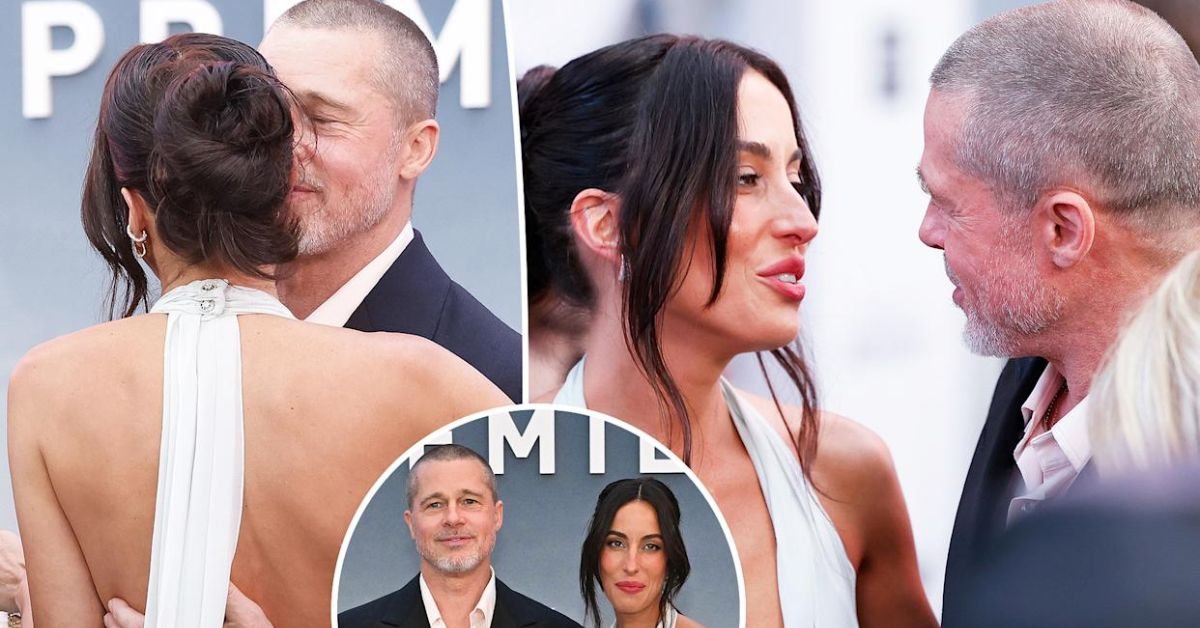 Brad Pitt Dodges Kiss from Ines de Ramon at F1 Premiere — Fans Left Wondering 4 Ines de Ramons kiss dodged by Brad Pitt at F1 premiere 1