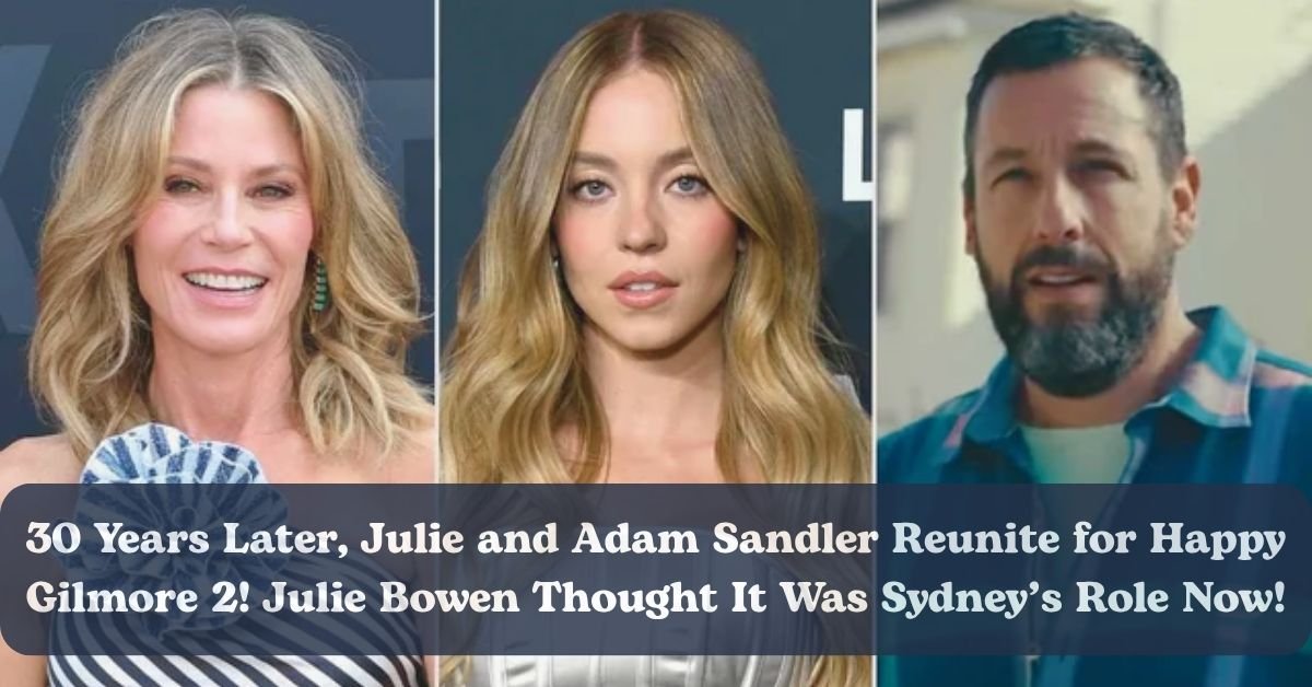 Julie Bowen reacts to Happy Gilmore 2 news.