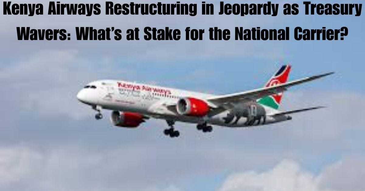 Kenya Airways Restructuring in Jeopardy as Treasury Wavers: What’s at Stake for the National Carrier?