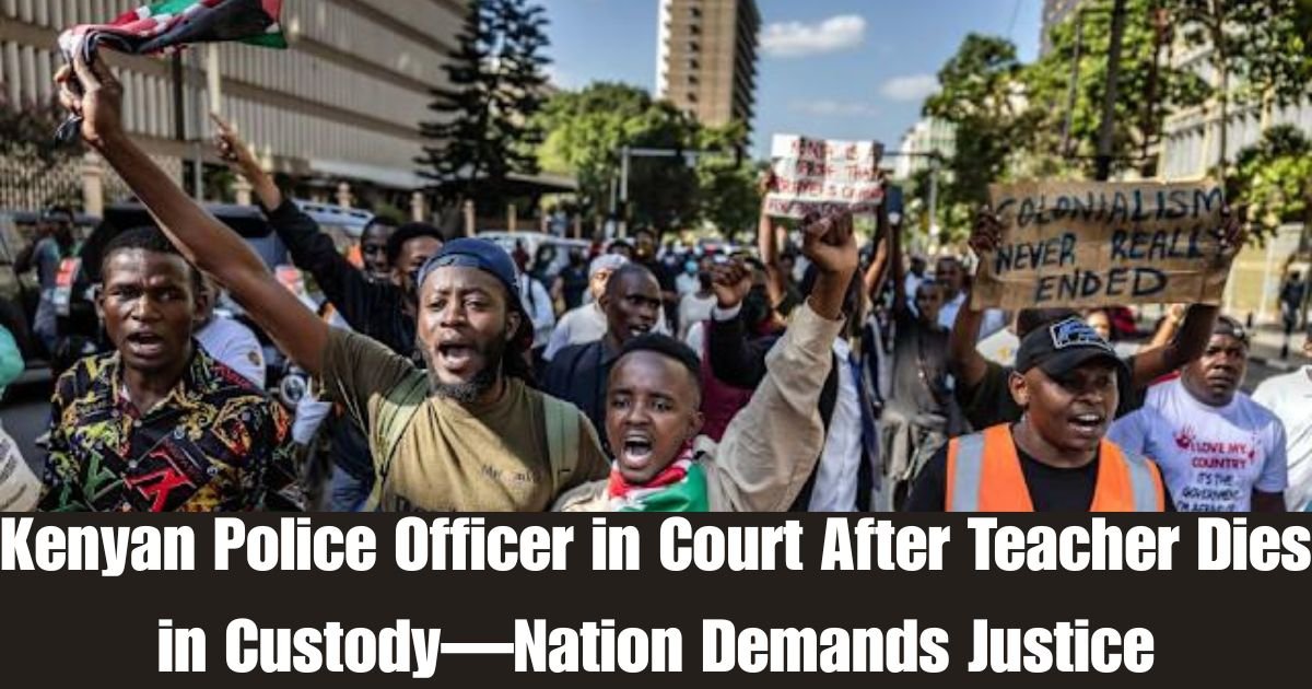 Kenyan Police Officer in Court After Teacher Dies in Custody—Nation Demands Justice
