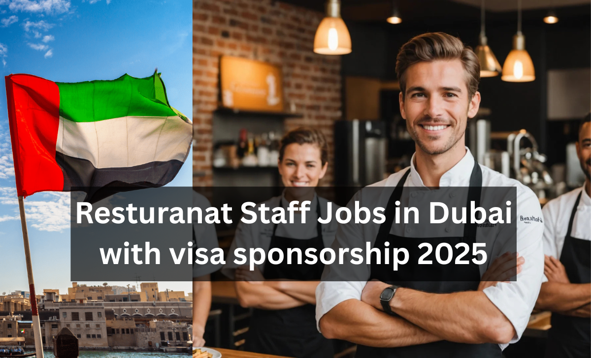 Restaurant Staff Jobs in Dubai with visa sponsorship 2025