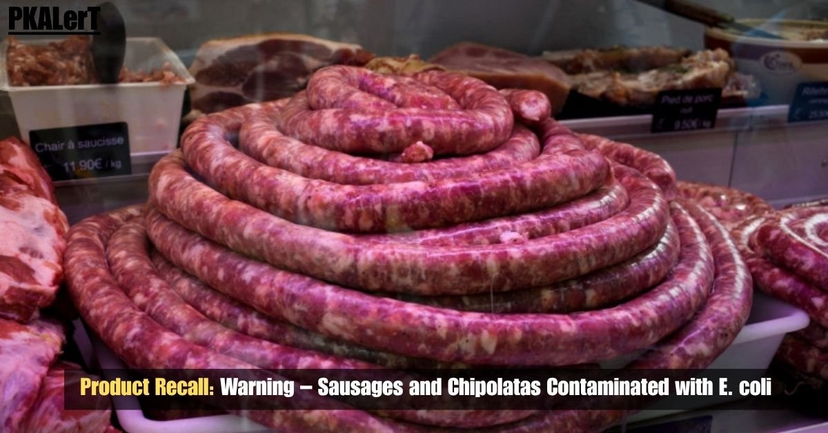 Product Recall: Warning – Sausages and Chipolatas Contaminated with E. coli 2 Product Recall: Warning – Sausages and Chipolatas Contaminated with E. coli