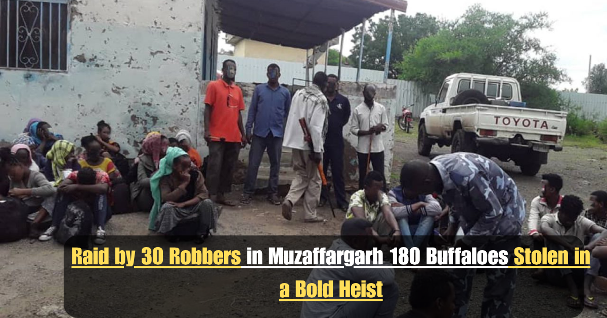 Raid by 30 Robbers in Muzaffargarh 180 Buffaloes Stolen in a Bold Heist 2 Add a heading 70
