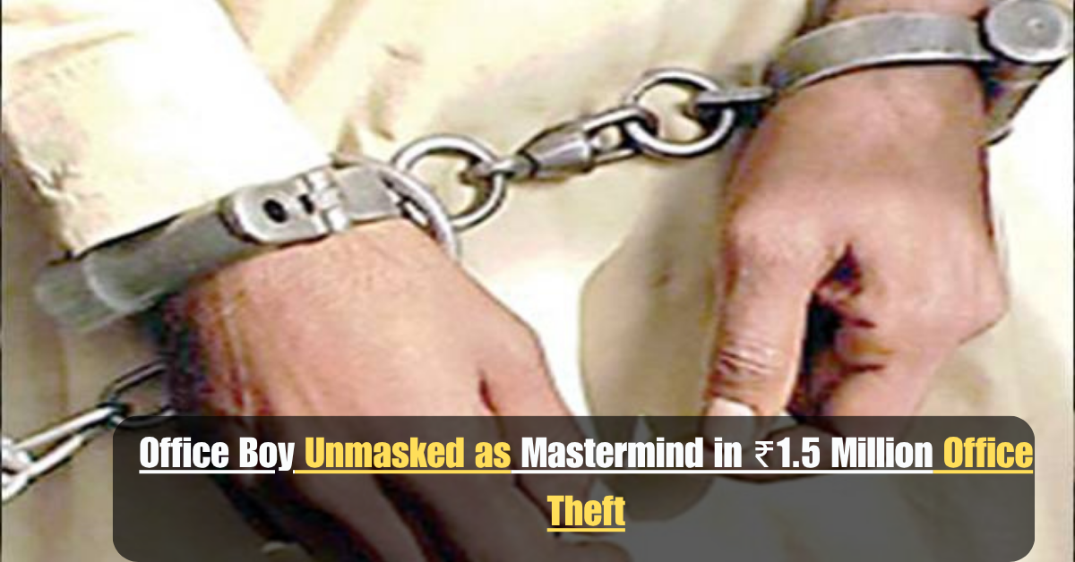 Office Boy Unmasked as Mastermind in ₹1.5 Million Office Theft 2 Add a heading 72
