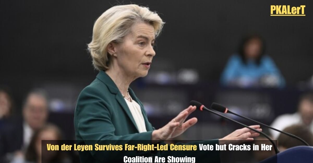 Von der Leyen Survives Far‑Right‑Led Censure Vote But Cracks In Her Coalition Are Showing 2 Von der Leyen Survives Far‑Right‑Led Censure Vote But Cracks In Her Coalition Are Showing