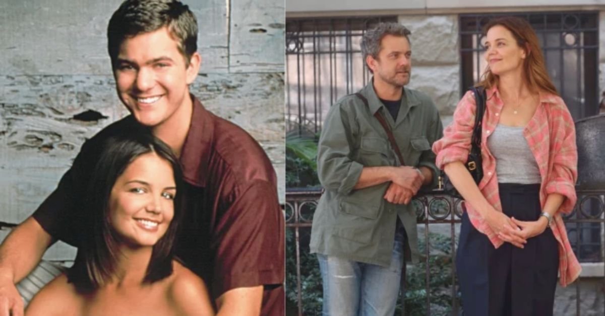 Katie Holmes and Joshua Jackson Reunite for Happy Hours Trilogy in NYC — A Dawson’s Creek Dream Come True 3 Katie Holmes and Joshua Jackson Reunite for Happy Hours Trilogy in NYC