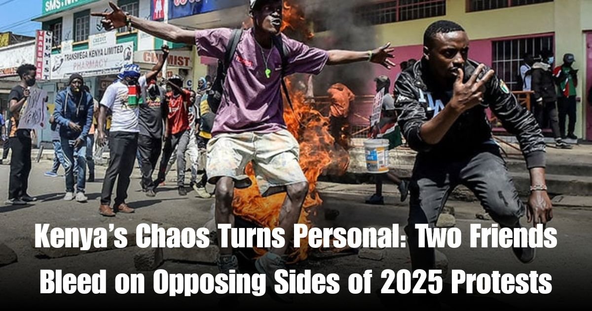 Kenya’s Chaos Turns Personal: Two Friends Bleed on Opposing Sides of 2025 Protests