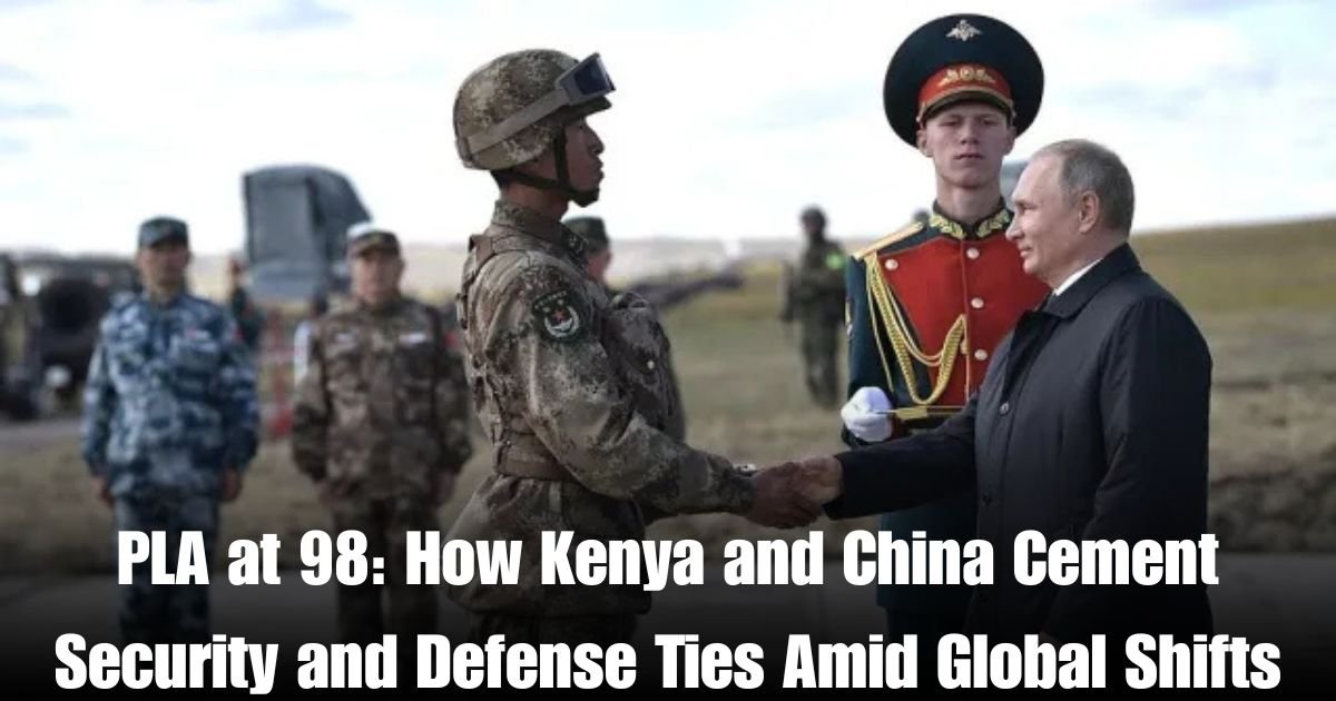 PLA at 98: How Kenya and China Cement Security and Defense Ties Amid Global Shifts