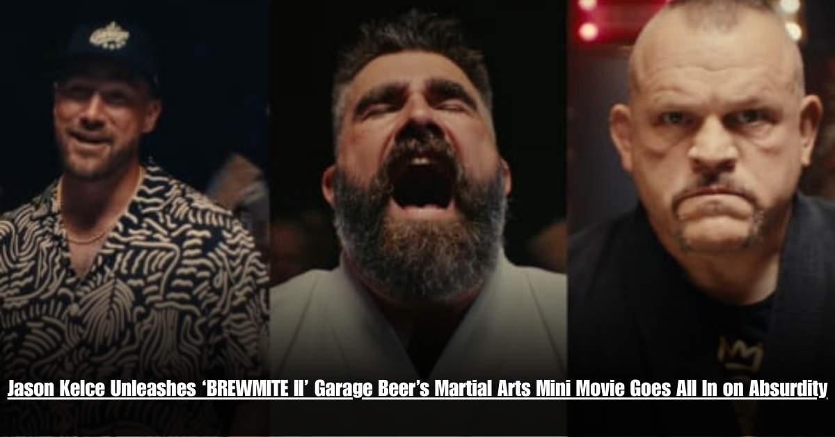 Jason Kelce Unleashes ‘BREWMITE II’ Garage Beer’s Martial Arts Mini Movie Goes All In on Absurdity 1 6 on Private Jet Presumed Dead After Crash Into San Diego Neighborhood 3 7