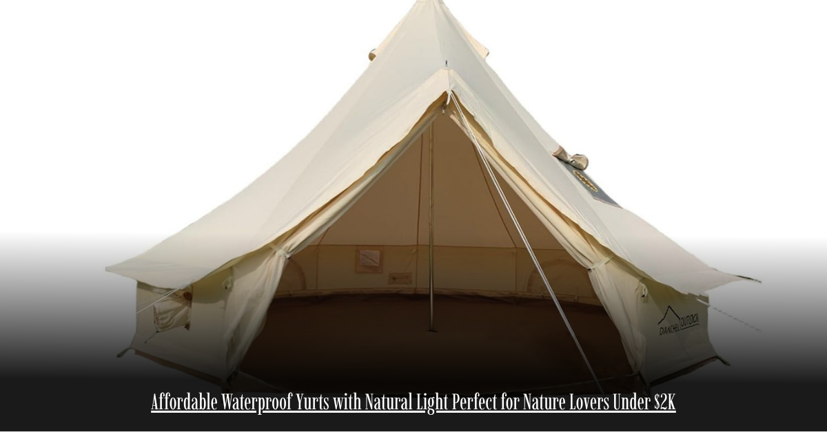 Affordable Waterproof Yurts with Natural Light Perfect for Nature Lovers Under $2K 1 6 on Private Jet Presumed Dead After Crash Into San Diego Neighborhood 4 2
