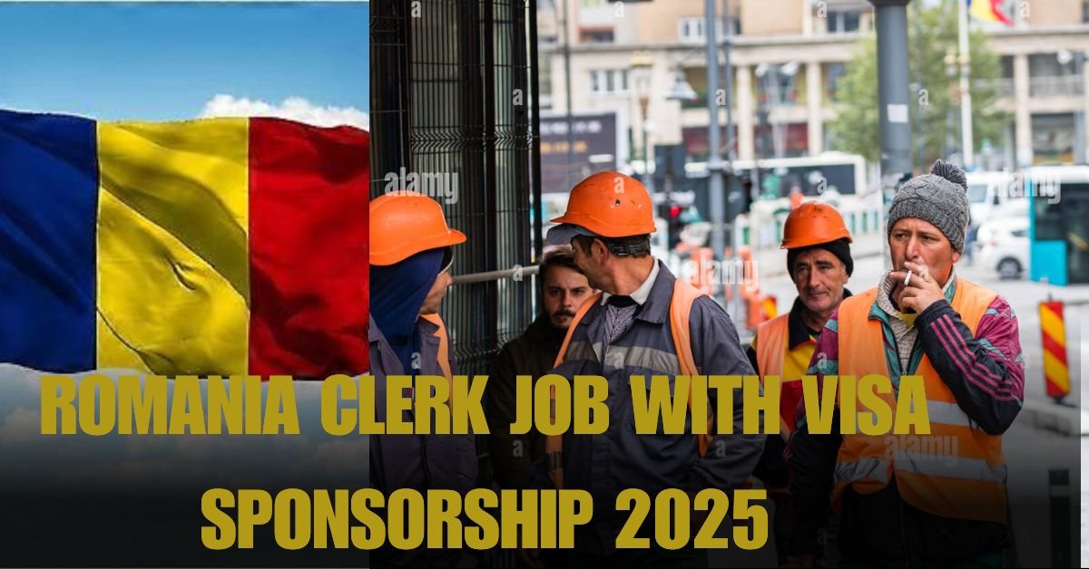 ROMANIA CLERK JOB WITH VISA SPONSORSHIP 2025
