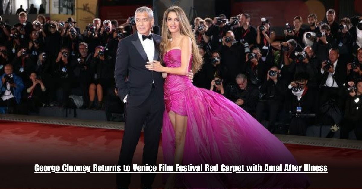 George Clooney Returns to Venice Film Festival Red Carpet with Amal After Illness 1 heloo g 27