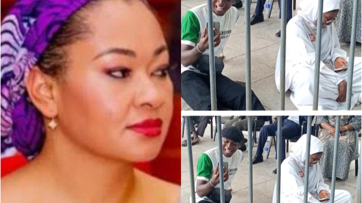 Moment Aisha Yesufu and Randy Peters Sit on the Ground After Being Stopped from Entering NASS 1 83dca660d7dd4f93aea91ecd07405484