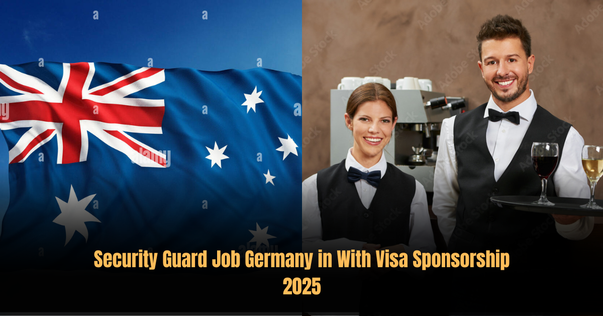 Waiter Jobs in Australia With Visa Sponsorship 2025