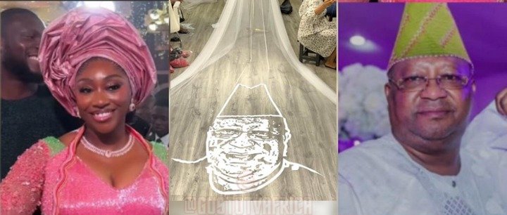 Emotional Tribute Davidos Cousin Honors Late Father by Painting His Face on Her Wedding Veil 1 0d0b52a44951717636abac29f566800b