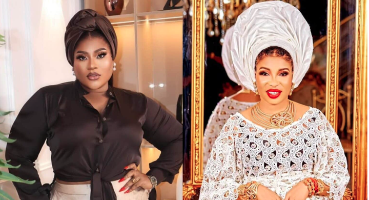 Nkechi Blessing Dares Lizzy Anjorin to Fight Feud Heats Up with Public Challenge 1 fd192a7948da27555915f3dc7061c0ac