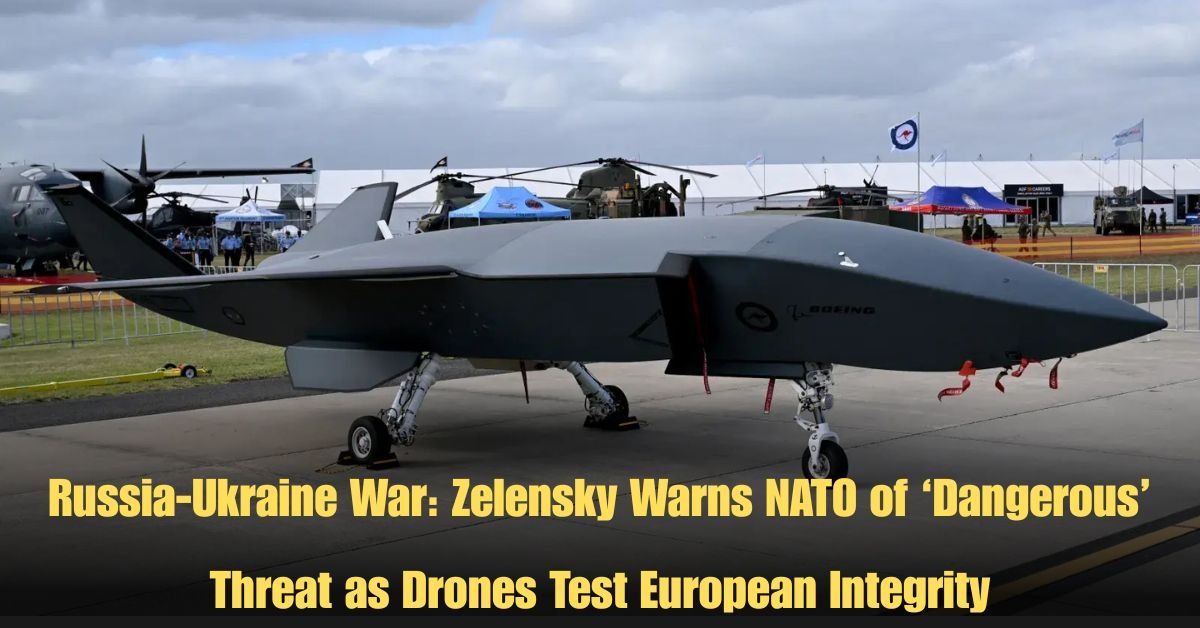 Russia-Ukraine War: Zelensky Warns NATO of ‘Dangerous’ Threat as Drones Test European Integrity