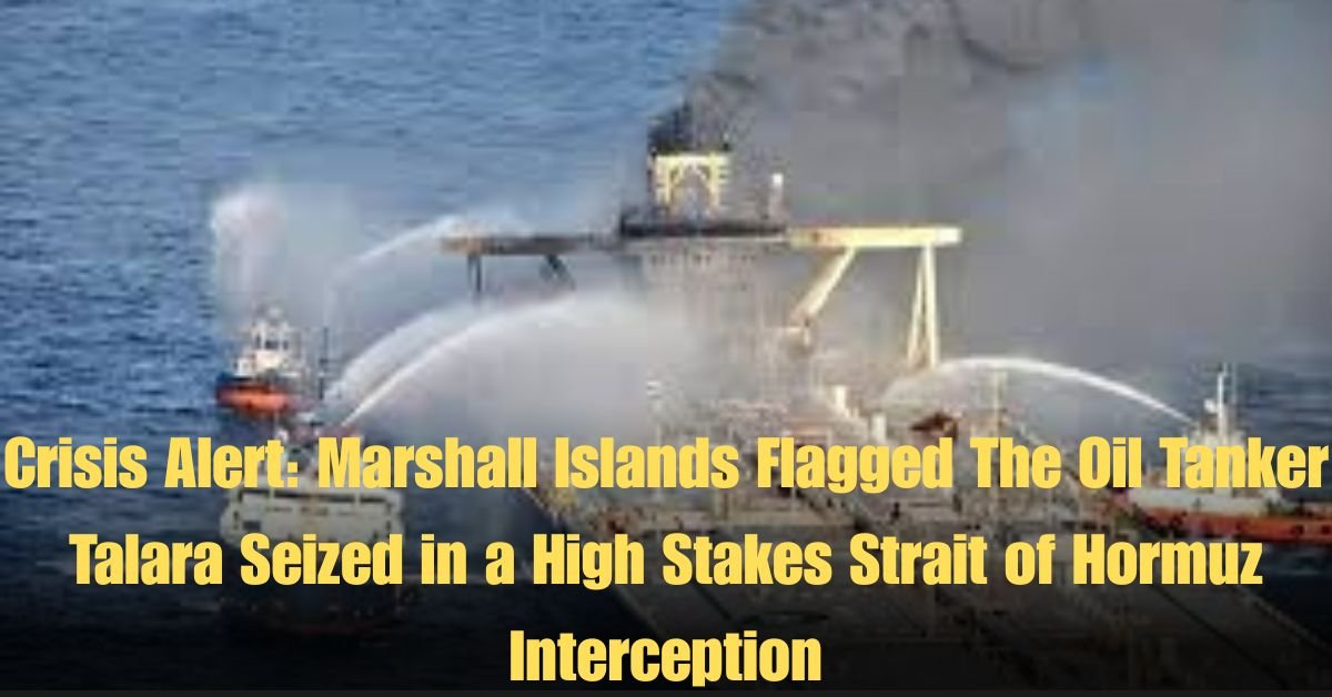 Crisis Alert: Marshall Islands Flagged The Oil Tanker Talara Seized in a High Stakes Strait of Hormuz Interception