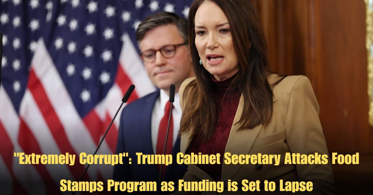 "Extremely Corrupt": Trump Cabinet Secretary Attacks Food Stamps Program as Funding is Set to Lapse.