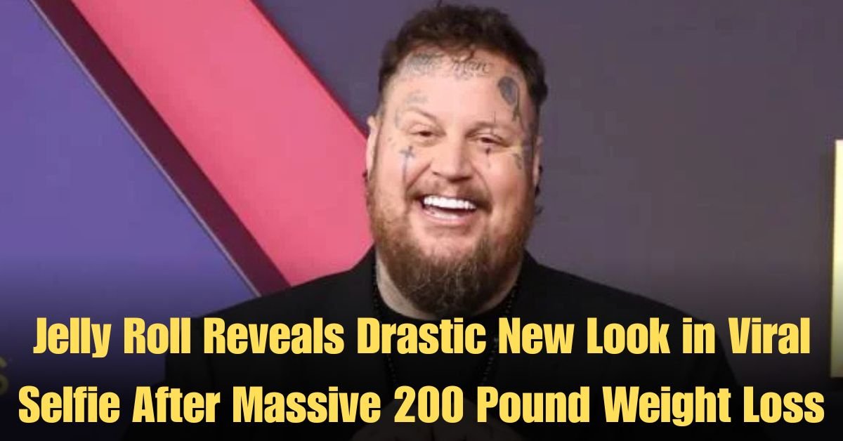 Jelly Roll Reveals Drastic New Look in Viral Selfie After Massive 200 Pound Weight Loss