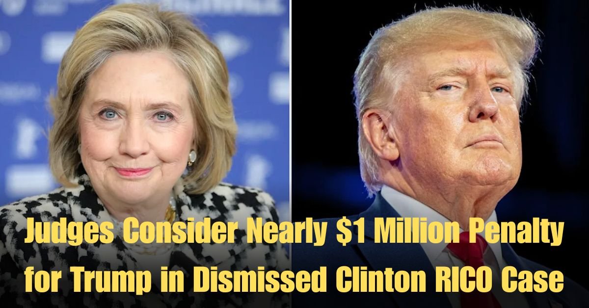 Judges Consider Nearly $1 Million Penalty for Trump in Dismissed Clinton RICO Case
