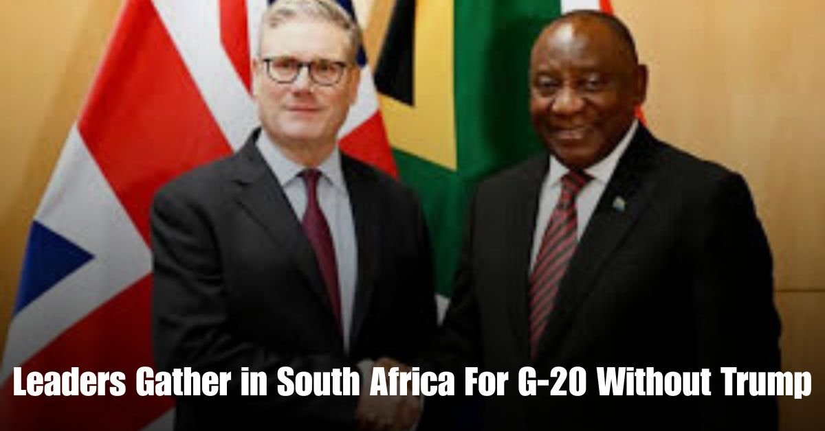 Leaders Gather in South Africa For G 20 Without Trump 1