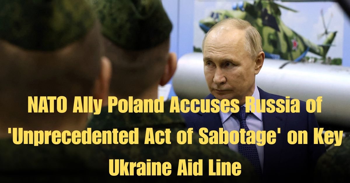 NATO Ally Poland Accuses Russia of 'Unprecedented Act of Sabotage' on Key Ukraine Aid Line