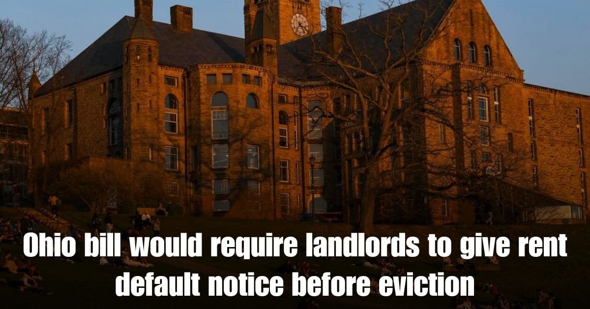 Ohio bill would require landlords to give rent default notice before eviction