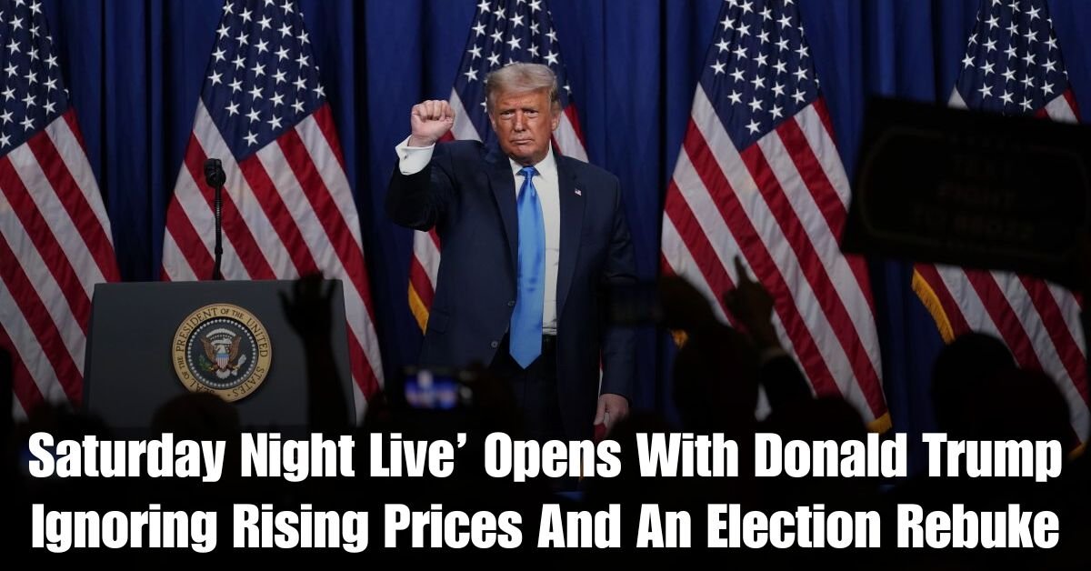 Saturday Night Live Opens With Donald Trump Ignoring Rising Prices And An Election Rebuke