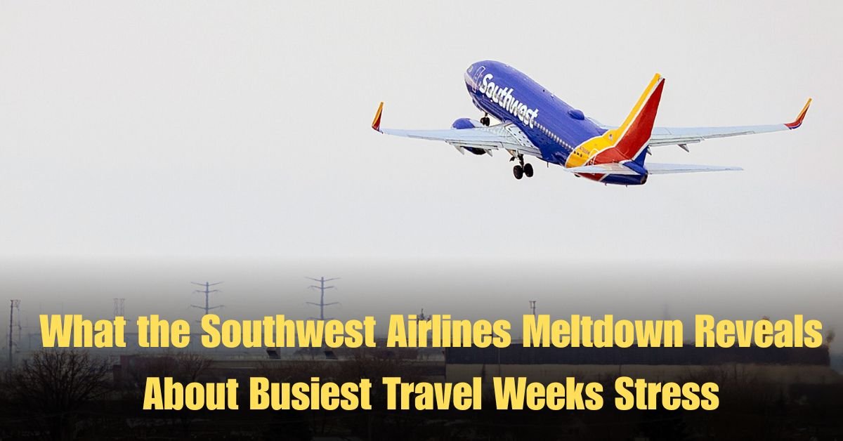 What the Southwest Airlines Meltdown Reveals About Busiest Travel Weeks Stress