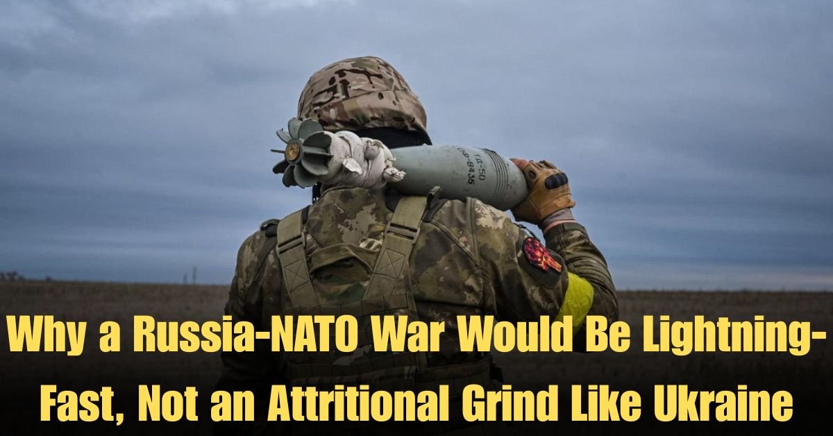Why a Russia-NATO War Would Be Lightning-Fast, Not an Attritional Grind Like Ukraine