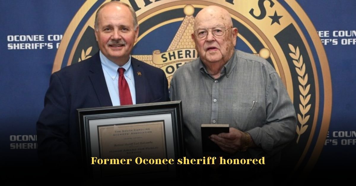 Former Oconee Sheriff Honored: Earl Holcombe Receives Prestigious Public Service Award
