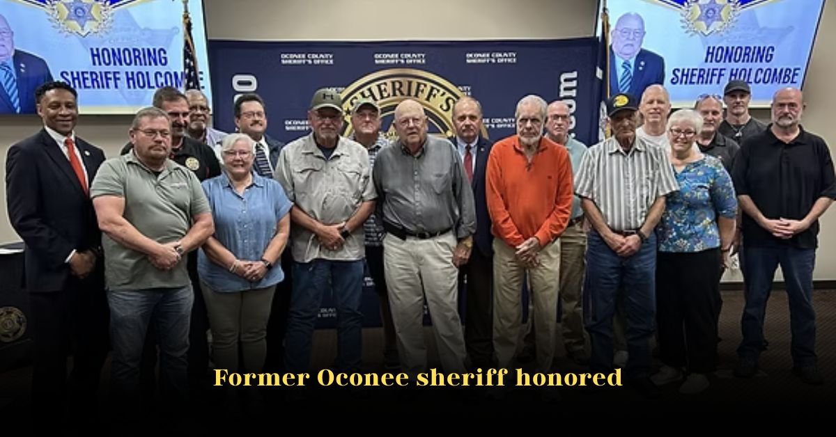 Former Oconee Sheriff Honored: Earl Holcombe Receives Prestigious Public Service Award