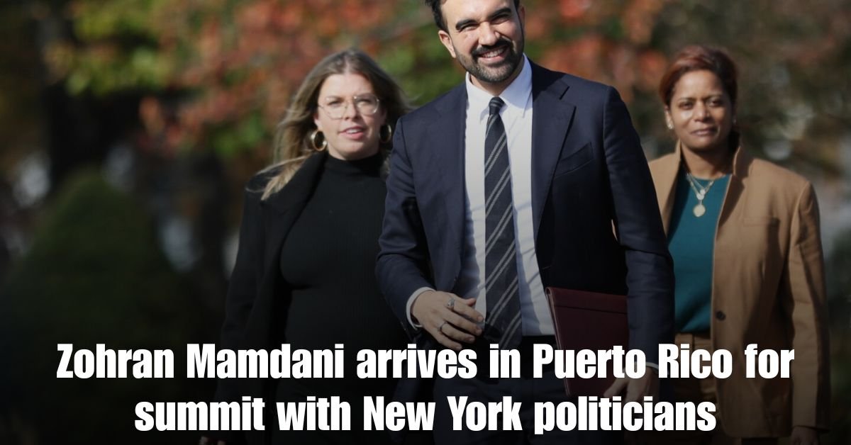 Zohran Mamdani arrives in Puerto Rico for summit with New York politicians