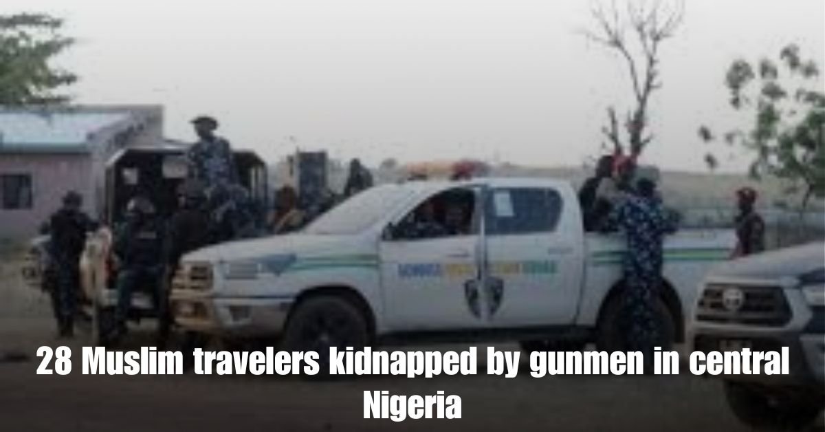 28 Muslim travelers kidnapped by gunmen in central Nigeria