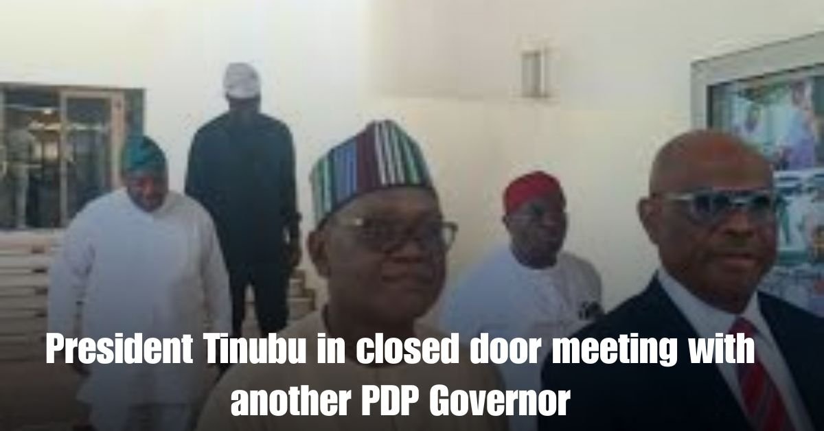 President Tinubu in closed door meeting with another PDP Governor