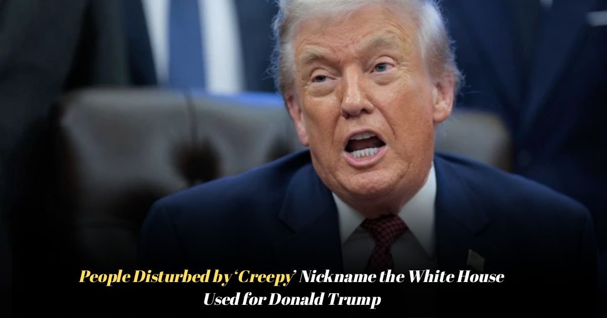 People Disturbed by ‘Creepy’ Nickname the White House Used for Donald Trump 3 Voyage en peniche avec Bruno Podalydes Chaque matin apres une nuit confortable un paysage different soffre a nous 2025 12 04T221557.467