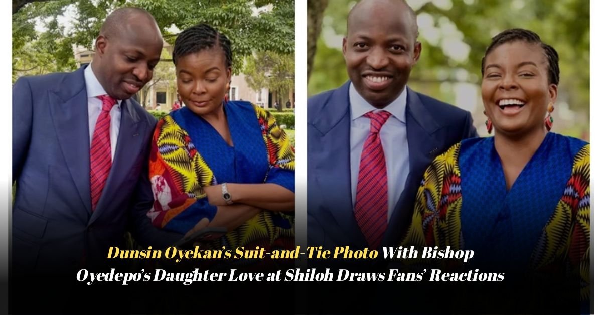 Dunsin Oyekan’s Suit-and-Tie Photo With Bishop Oyedepo’s Daughter Love at Shiloh Draws Fans’ Reactions 2 Voyage en peniche avec Bruno Podalydes Chaque matin apres une nuit confortable un paysage different soffre a nous 4