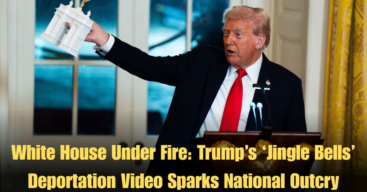 White House Under Fire: Trump’s ‘Jingle Bells’ Deportation Video Sparks National Outcry