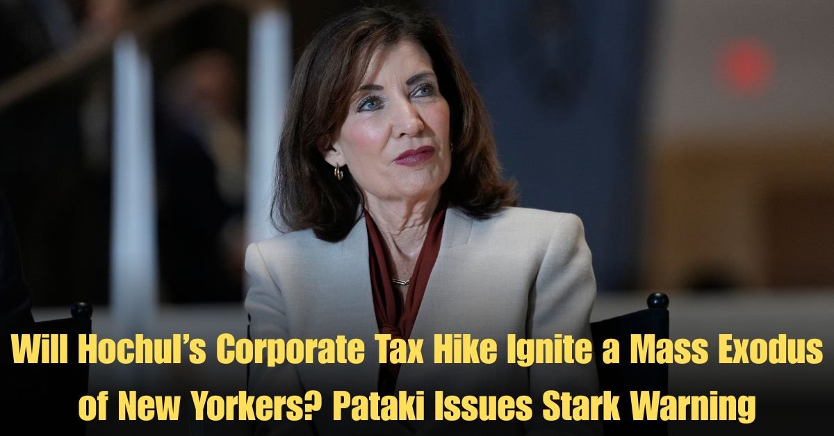 Will Hochul’s Corporate Tax Hike Ignite a Mass Exodus of New Yorkers? Pataki Issues Stark Warning