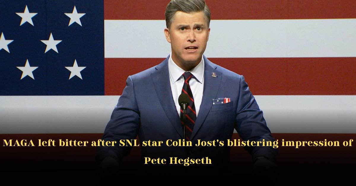 MAGA Left Bitter After SNL Star Colin Jost’s Blistering Impression of Pete Hegseth 2 MAGA Left Bitter After SNL Star Colin Jost’s Blistering Impression of Pete Hegseth