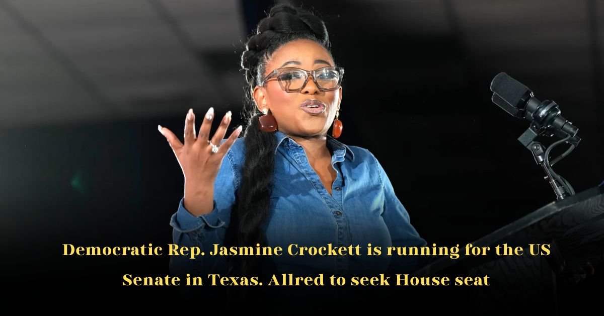 Democratic Rep. Jasmine Crockett is Running for the US Senate in Texas. Allred to Seek House Seat 2 Democratic Rep. Jasmine Crockett is Running for the US Senate in Texas. Allred to Seek House Seat