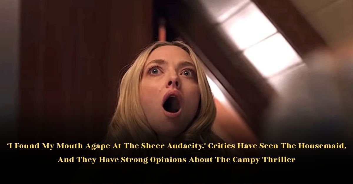 I Found My Mouth Agape At The Sheer Audacity. Critics Have Seen The Housemaid, And They Have Strong Opinions About The Campy Thriller