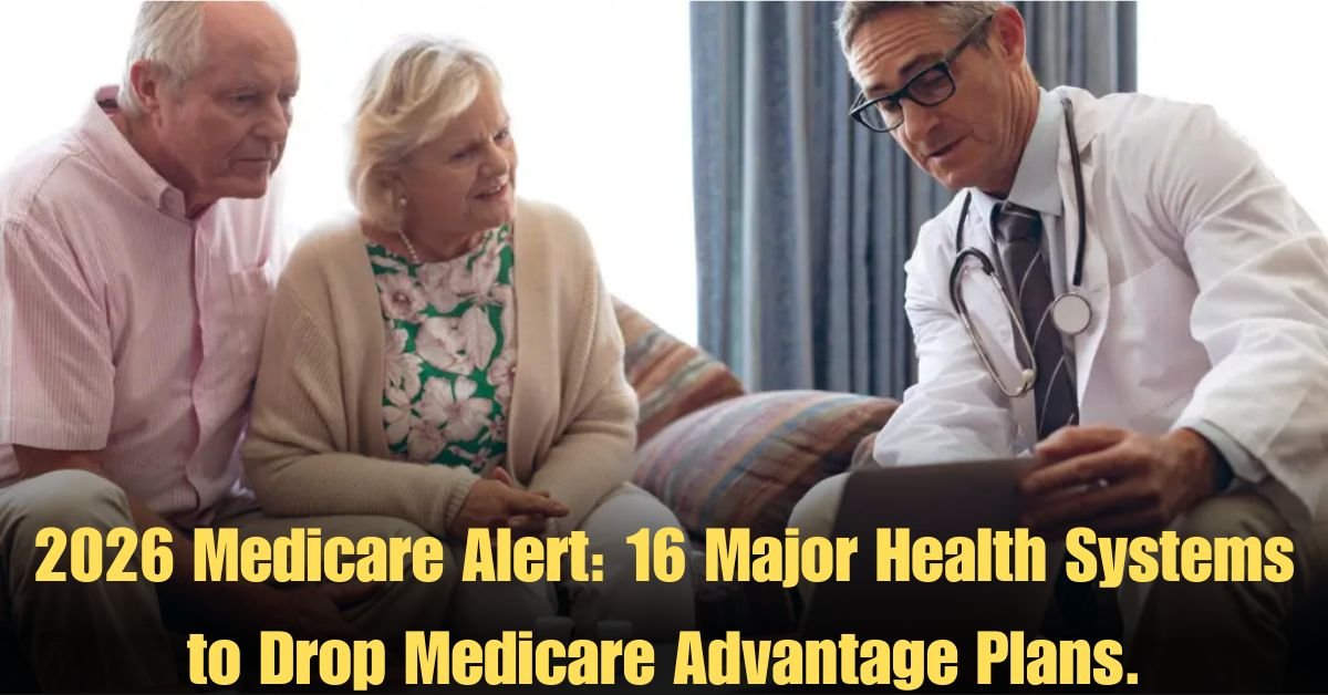 2026 Medicare Alert: 16 Major Health Systems to Drop Medicare Advantage Plans.