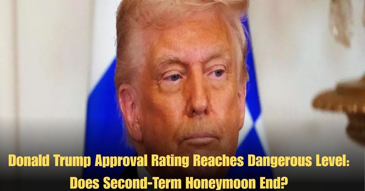 Donald Trump Approval Rating Reaches Dangerous Level: Does Second-Term Honeymoon End?