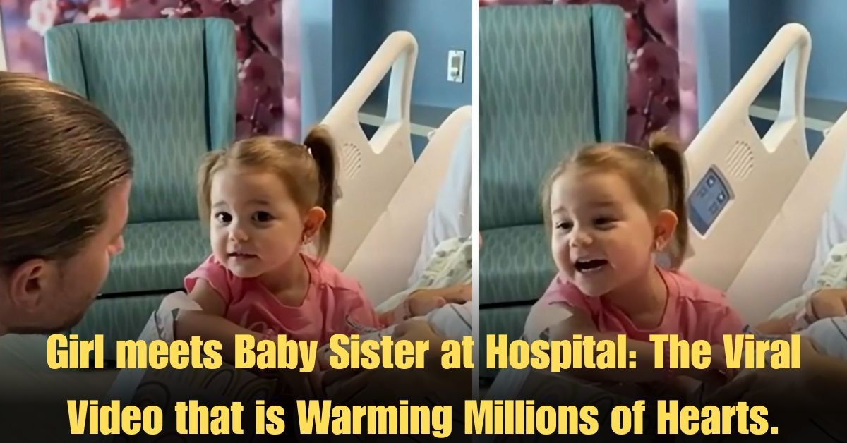 Girl meets Baby Sister at Hospital: The Viral Video that is Warming Millions of Hearts.