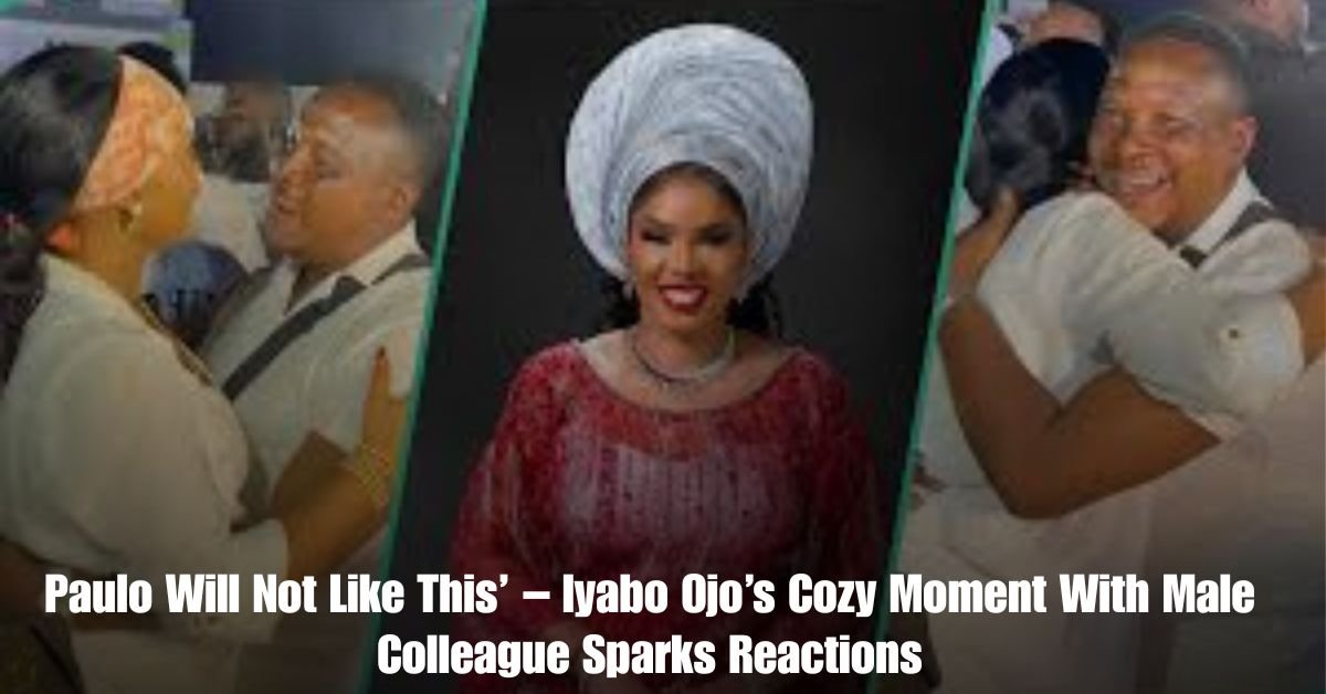 Paulo Will Not Like This – Iyabo Ojos Cozy Moment With Male Colleague Sparks Reactions