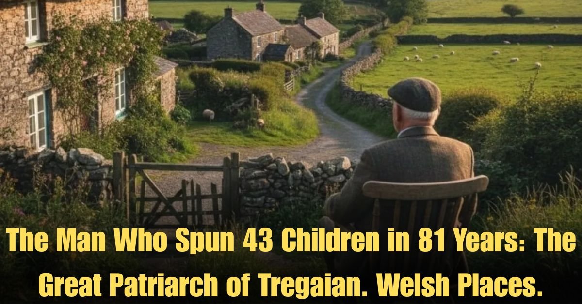 The Man Who Spun 43 Children in 81 Years: The Great Patriarch of Tregaian. Welsh Places.